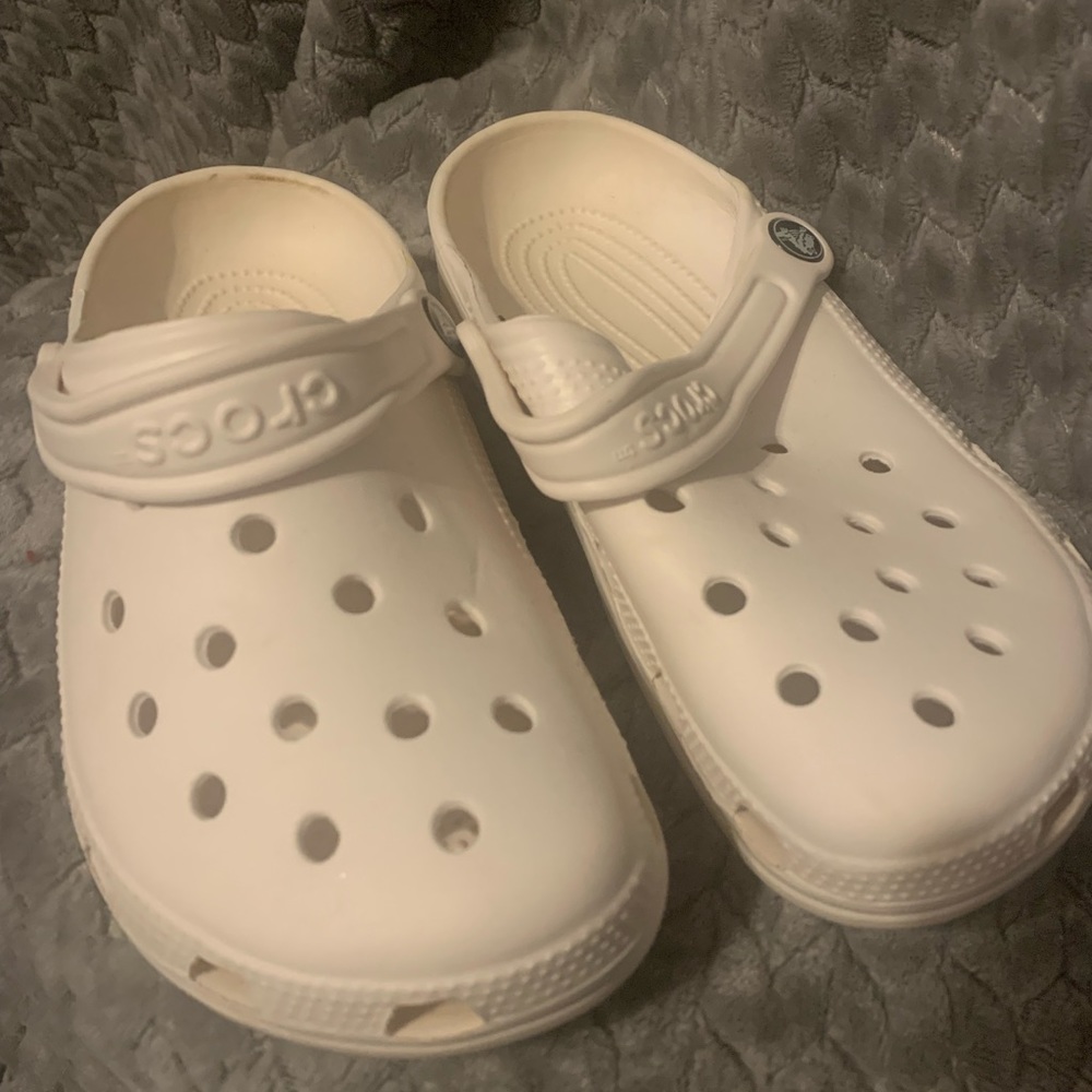 White Crocs